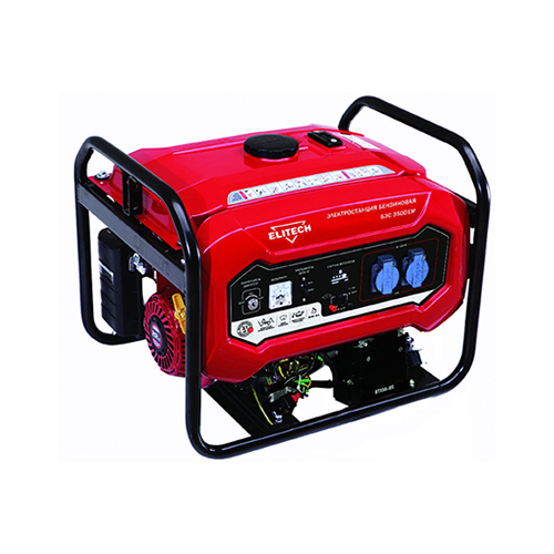 Бензогенератор Elitech БЭС 3500 (2.8 кВт/220В)